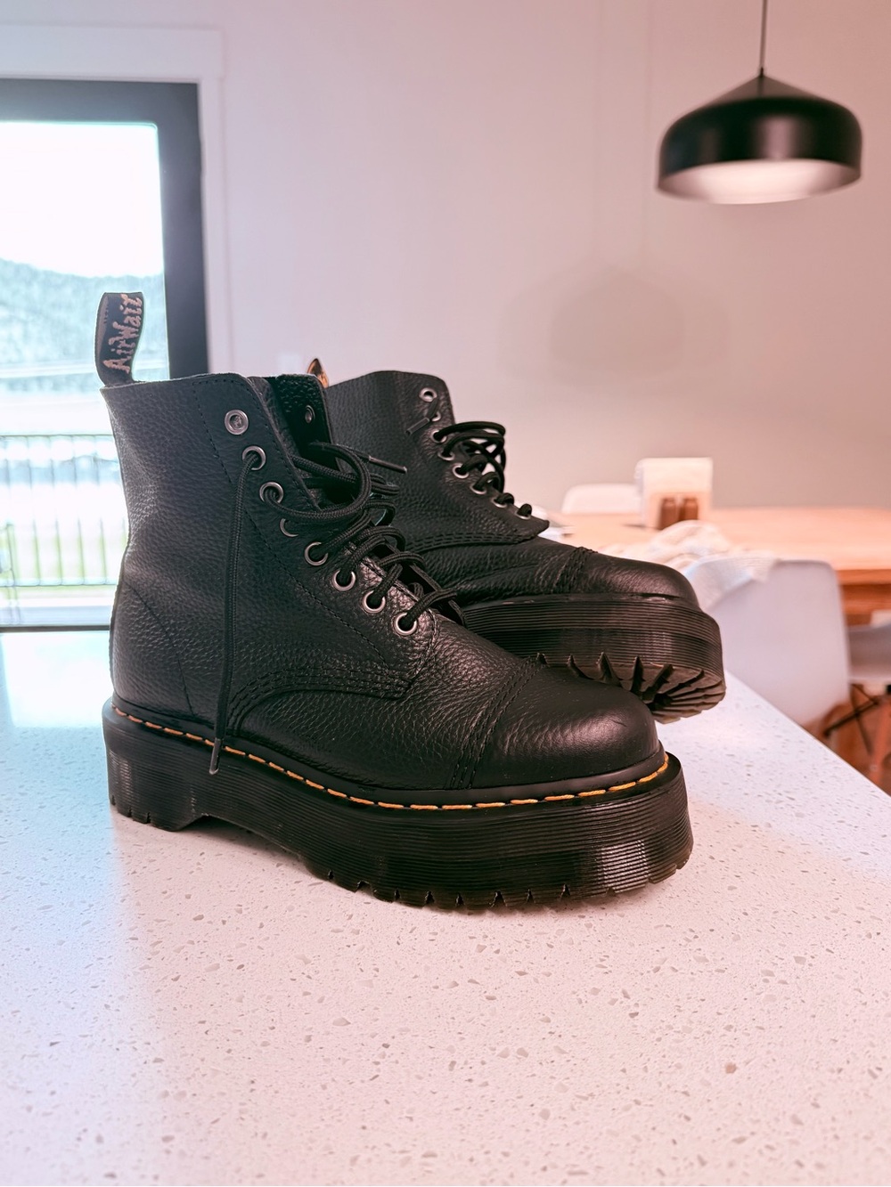 dr marten sinclair platform soft leather boots